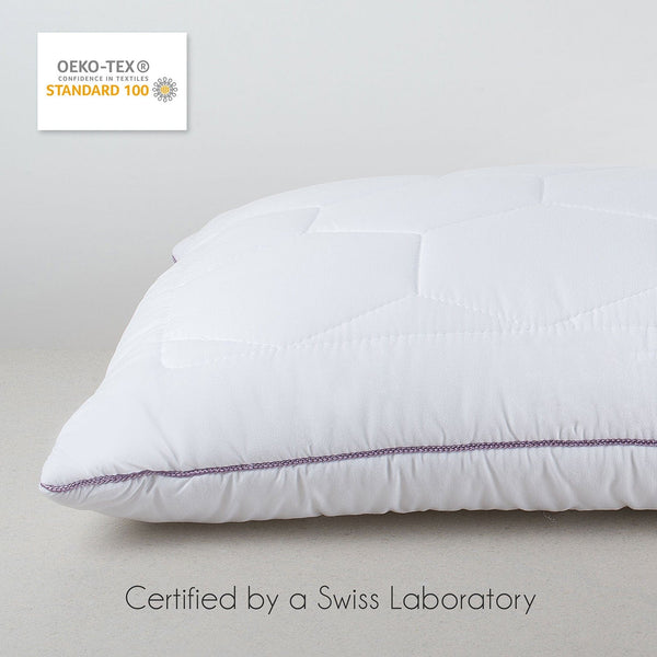 Lavender With Suede Fabric And Micro Fibre Inside Pillow | Pillow for The Best Sleep