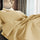 Corn Silk Gold / King Size & 2 Pillow Covers