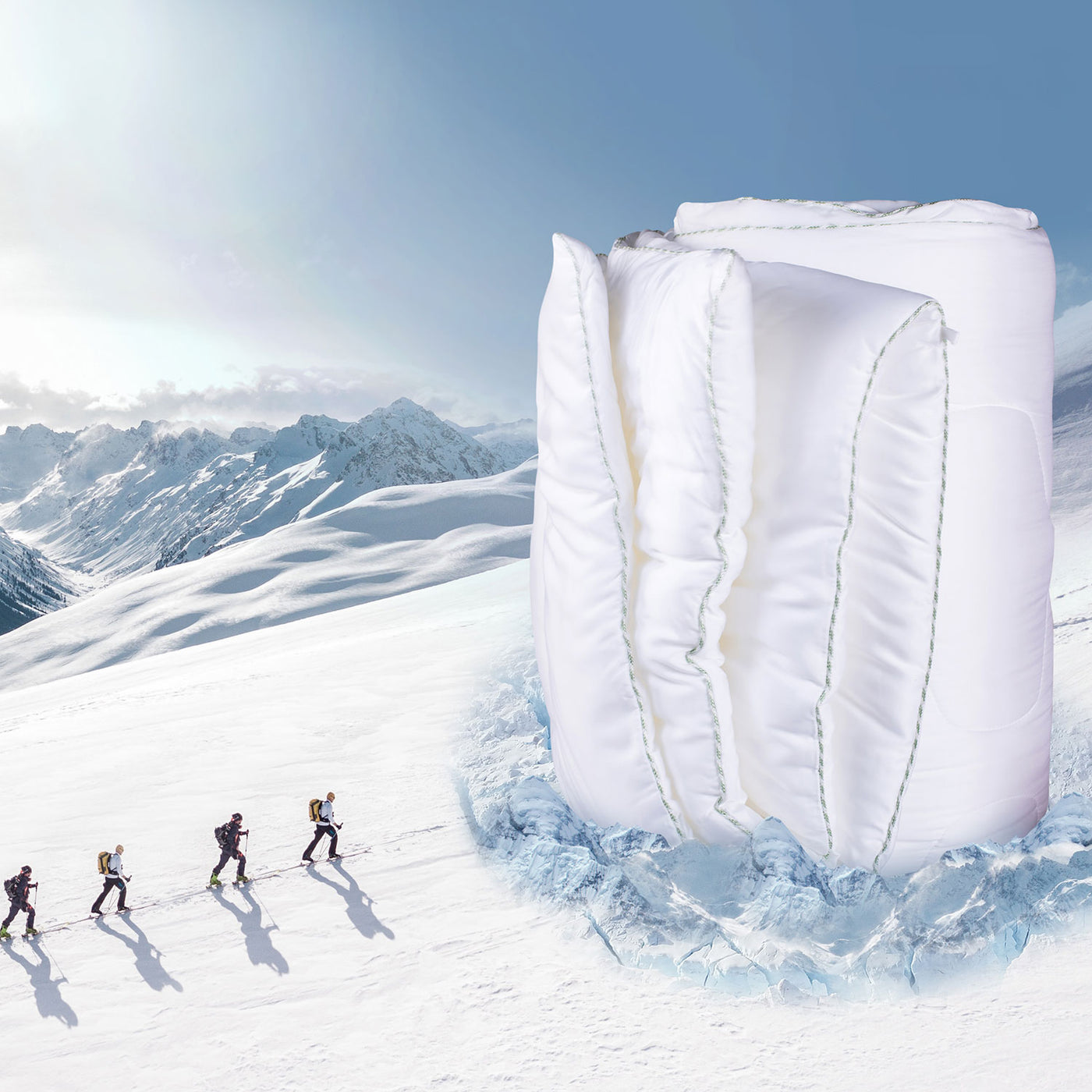 Lightweight Extreme Winter Quilt made from extracts of Natural Wood - TENCEL™ ( Certified by a Swiss laboratory)