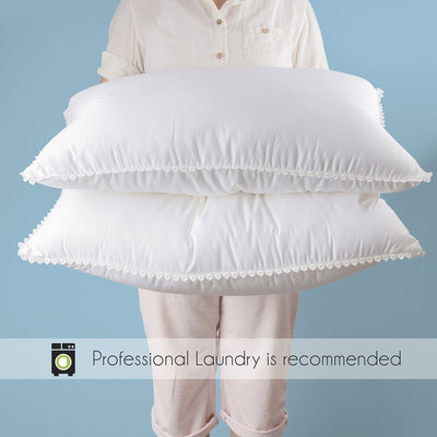 Luxurious Cotton Blossom Pillow