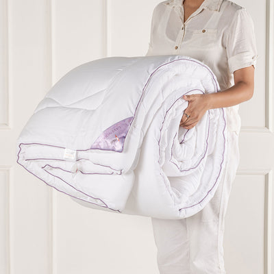 Lavender Winter Quilt, Comforter - 350 GSM OEKO Certified