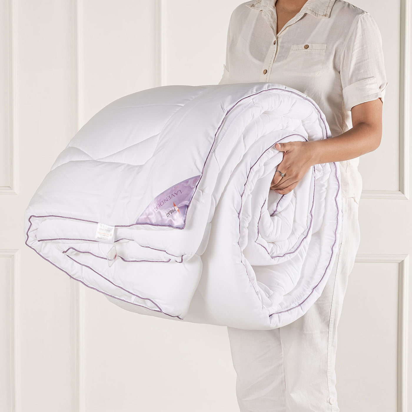 Lavender Summer Quilt, Comforter - 200 GSM OEKO Certified