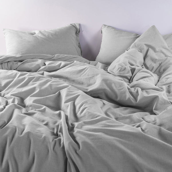 PRE WASHED 100 %  COTTON BREATHABLE SOLID BEDDING