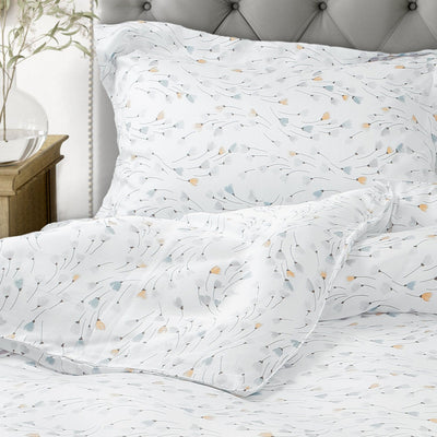400 Thread Count Super King Size Bedsheet 2.74mtr. x 2.74 mtr. with 2 Pillow Covers