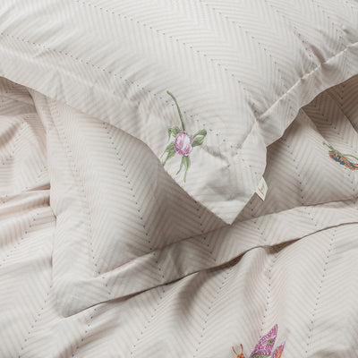 350 Thread Count Super King Size Bedsheet 2.74mtr. x 2.74 mtr. with 2 Pillow Covers