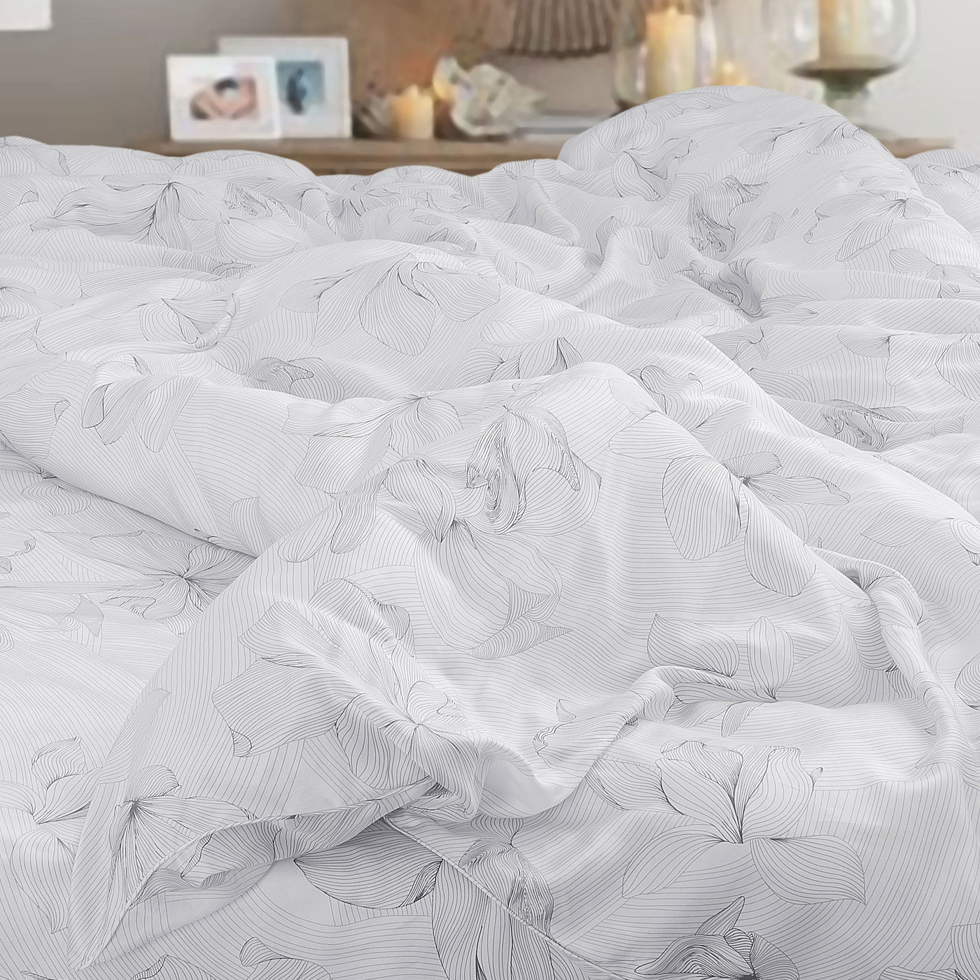 400 Thread Count Super King Size Bedsheet 2.74mtr. x 2.74 mtr. with 2 Pillow Covers