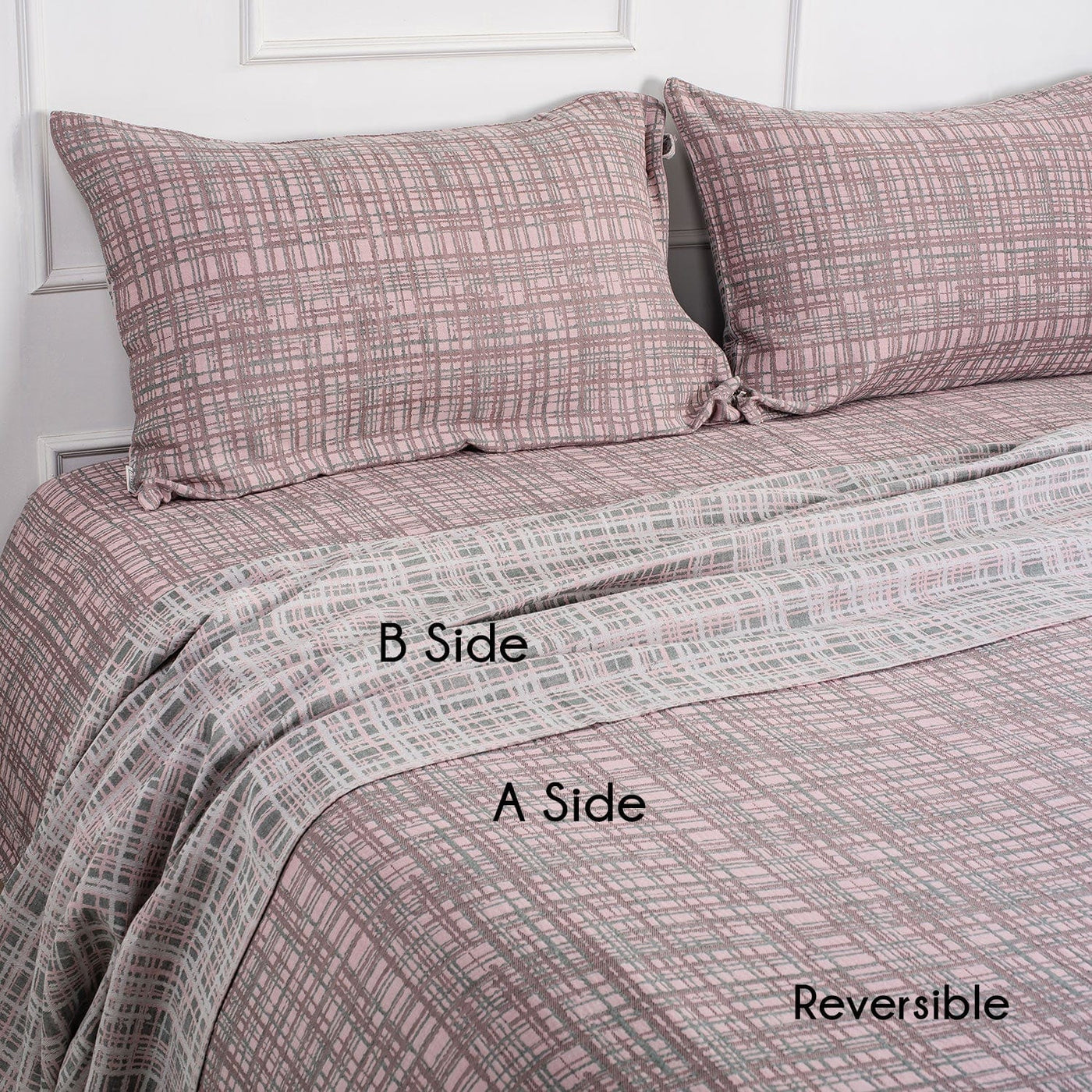 100% Pre-Washed Cotton Bedsheet