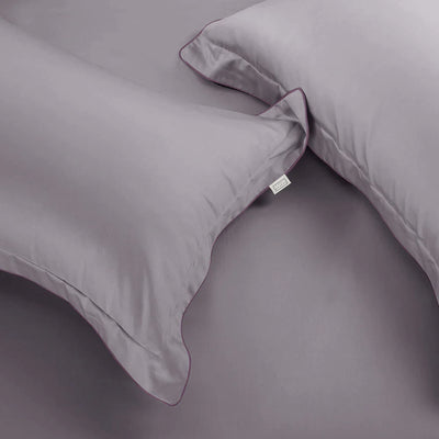 500 THREAD COUNT ITALIAN COTTON LILAC PILLOW COVER