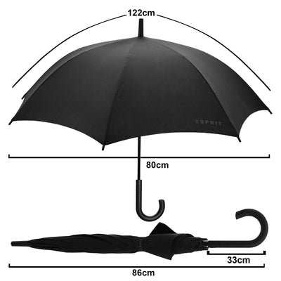 Esprit Long Windproof Umbrella with UV Coating