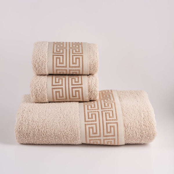 Greek-Key Bath Towel