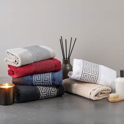 Greek - Key Hand Towel 2Pc