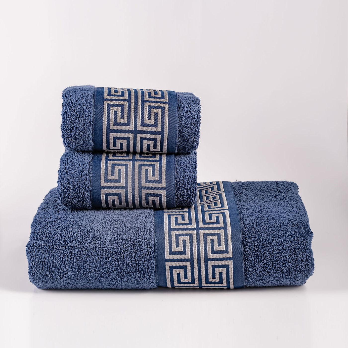Greek-Key Bath Towel