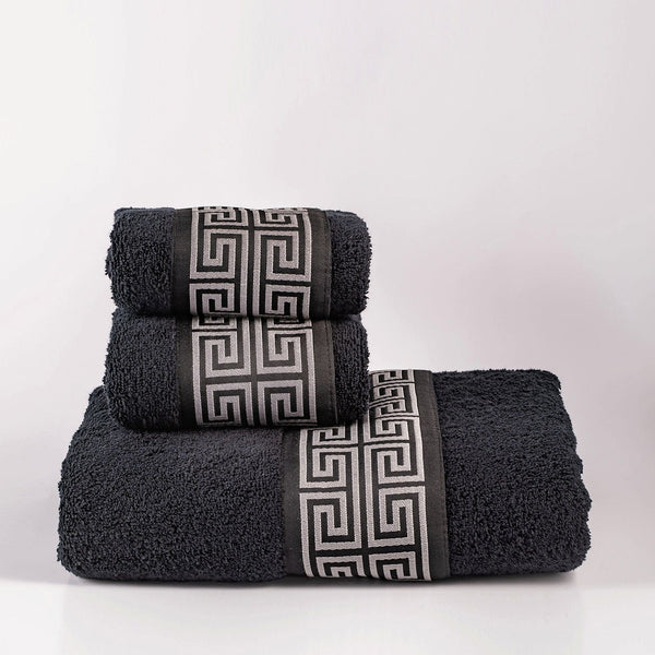 Greek-Key Bath Towel