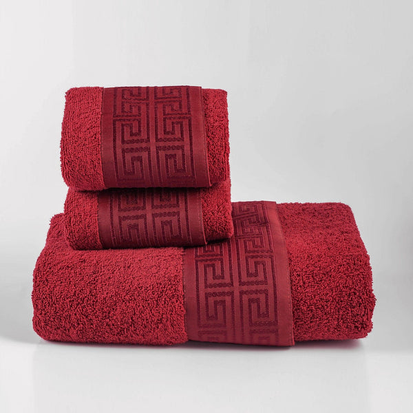 Greek-Key Bath Towel