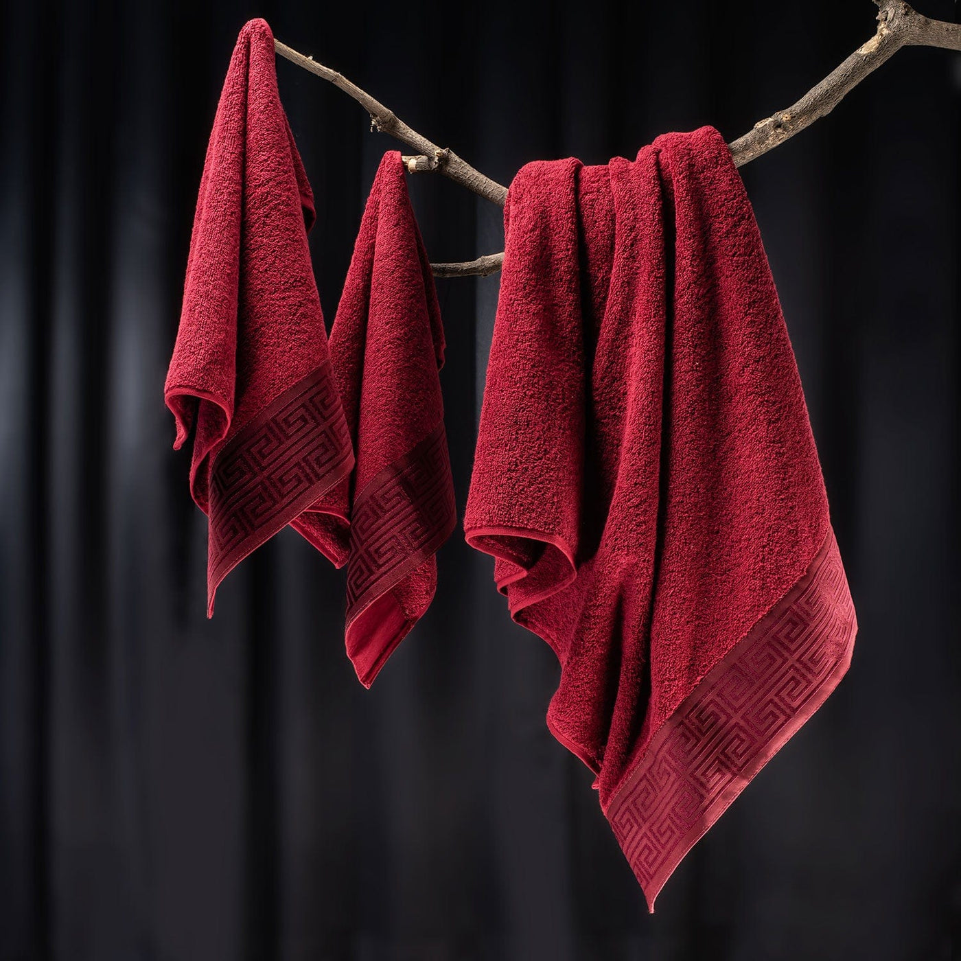 Greek - Key Hand Towel 2Pc