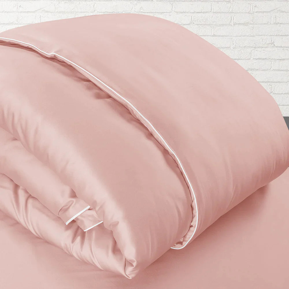 500 THREAD COUNT ITALIAN COTTON ROSE PINK COVERS