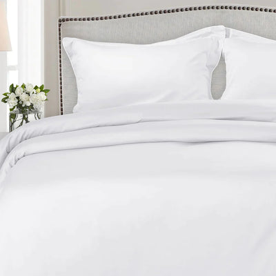 500 THREAD COUNT ITALIAN COTTON WHITE BEDSHEETS