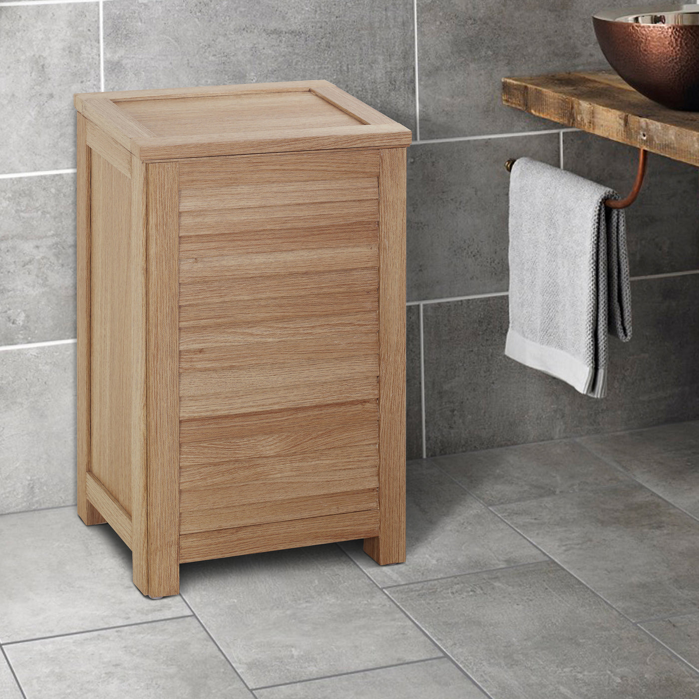 WOODEN LAUNDRY BASKETS