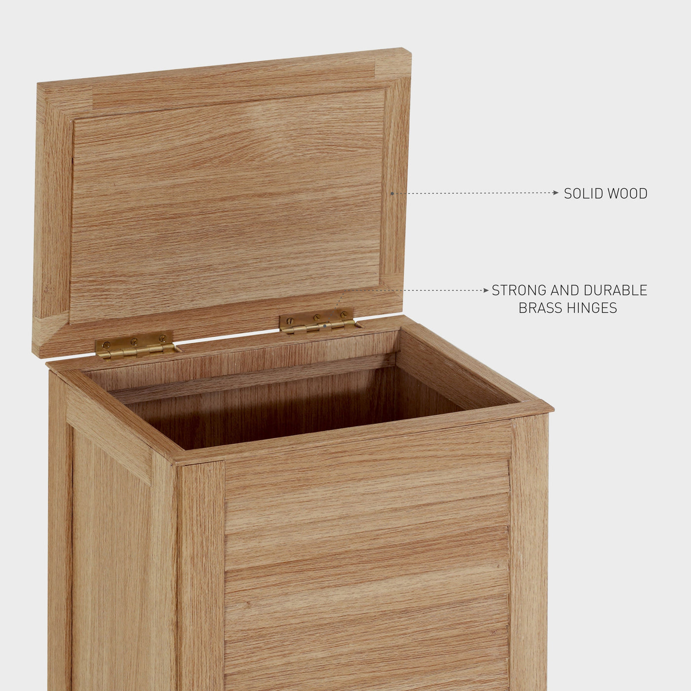 WOODEN LAUNDRY BASKETS