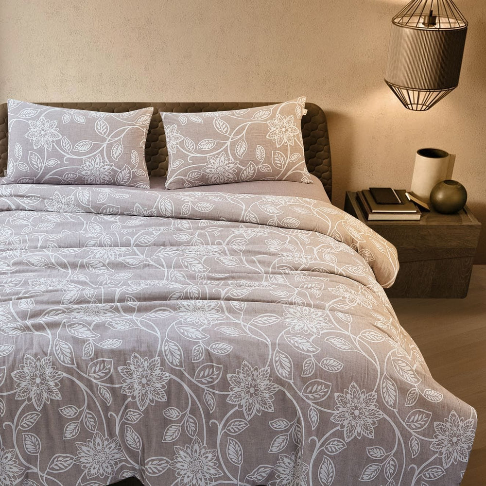100 % Washed Cotton Breathable Bedding Set