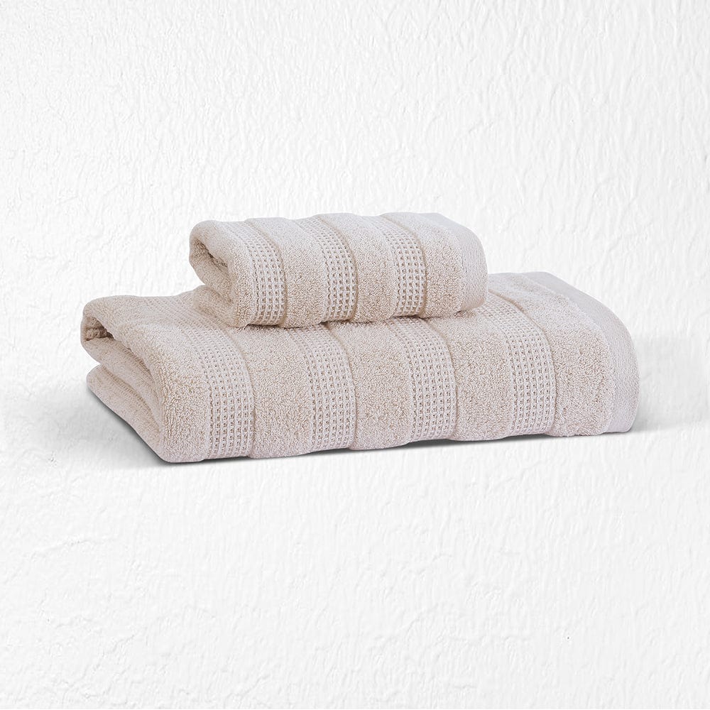 100 % Cotton Premium Waffle Towel - Brown