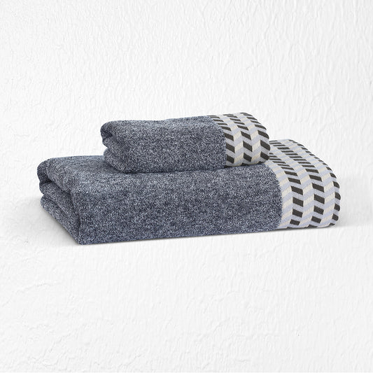 100 % Cotton Premium Milanche Towel - Grey