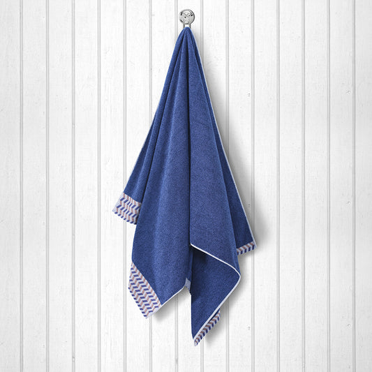 100 % Cotton Premium Towel - Blue | Soft Bath Towels