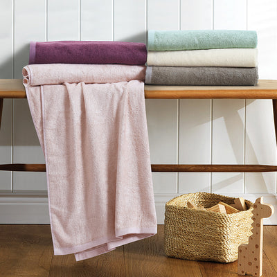 Bamboo Cotton Premium Solid Towel - Purple