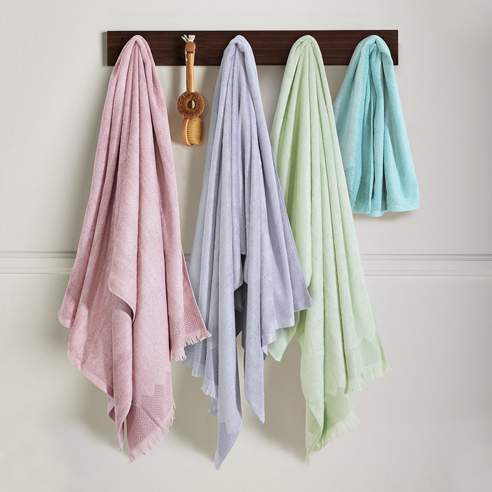 Bamboo Cotton Soft Premium Towel - Blush Color