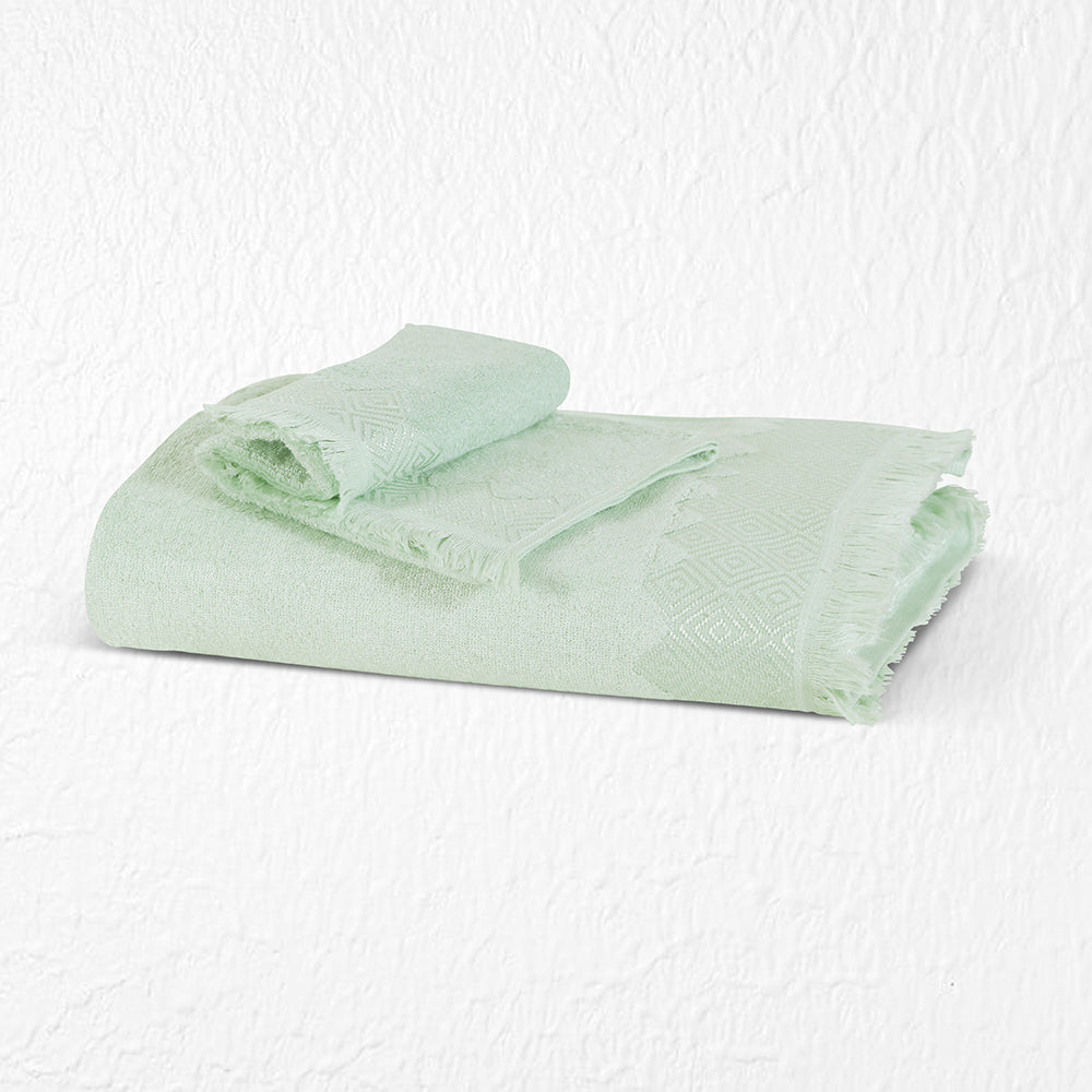 Bamboo Cotton Soft Premium Towel - Mint Green Color