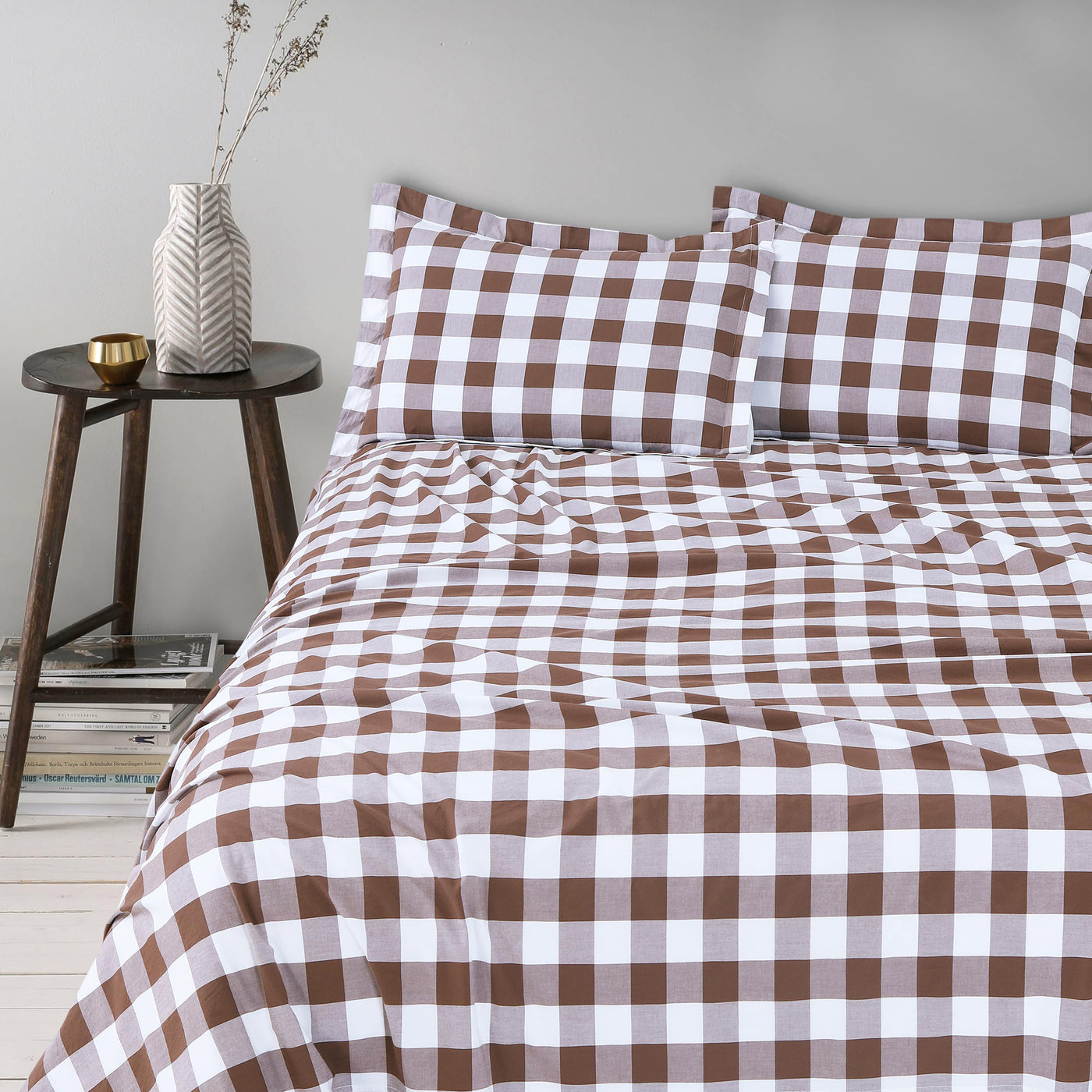 100 % Washed Cotton Breathable Bedsheet