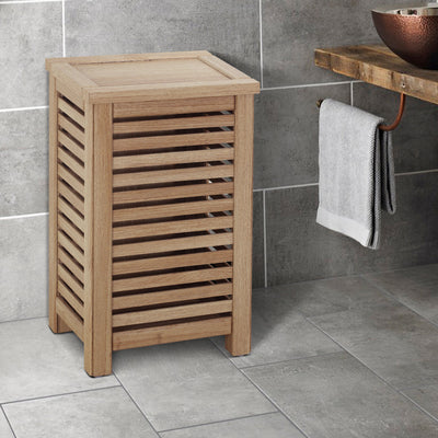 WOODEN LAUNDRY BASKET
