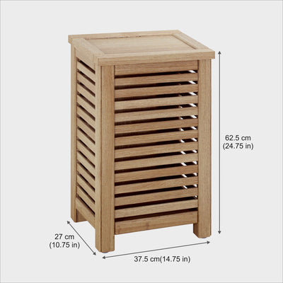 WOODEN LAUNDRY BASKET