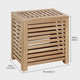 WOODEN LAUNDRY BASKET