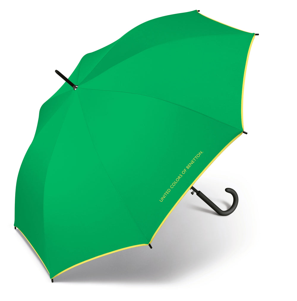 Benetton Long Windproof Umbrella with UV Coating