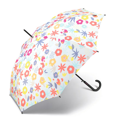 Benetton Long Windproof Umbrella with UV Protection