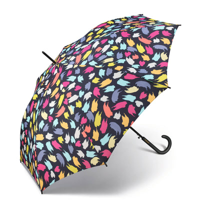 Benetton Long Windproof Umbrella with UV Protection