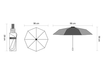 Esprit Easymatic Foldable Umbrella With UV Coating