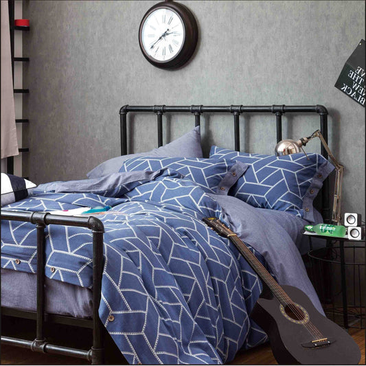 Cotton Black Bedsheet Twin XL Size