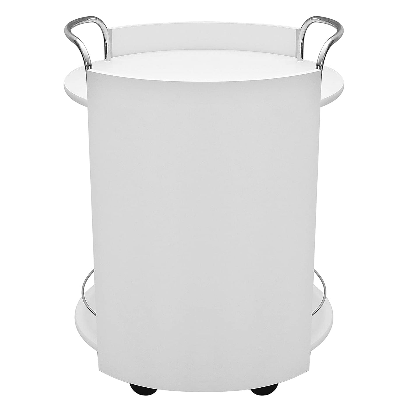 White Wooden Serving Trolley Spread Home