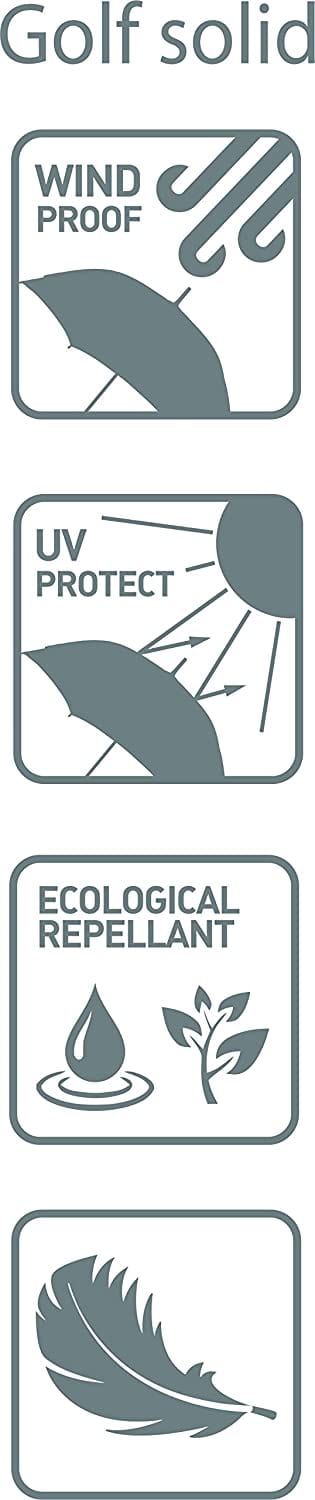 Esprit Golf Windproof Umbrella with UV Coating