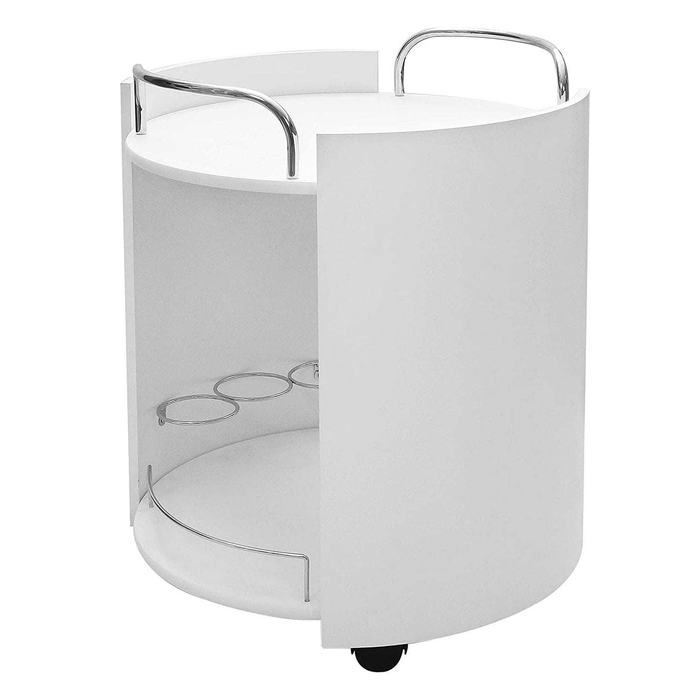 White Wooden Serving Trolley