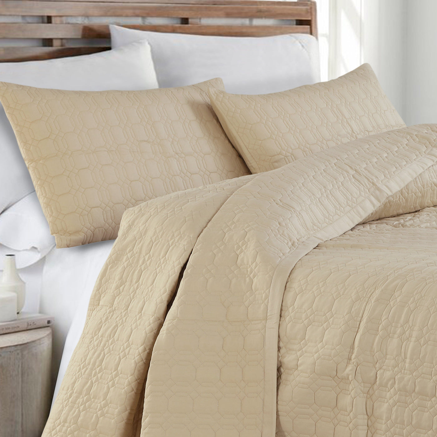 All Day Bedcover - Pebble