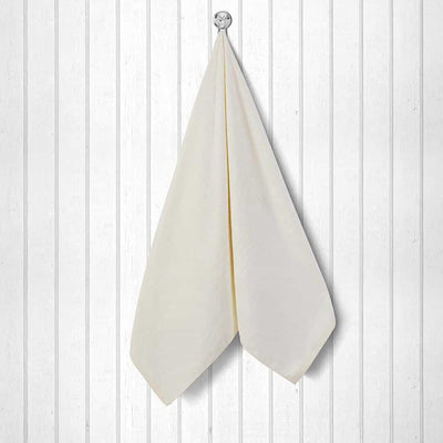 Bamboo Cotton Premium Solid Towel - Cream