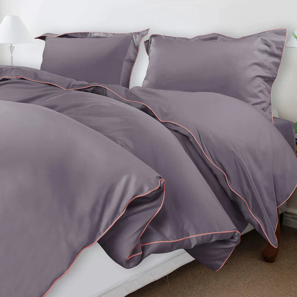 500 THREAD COUNT ITALIAN COTTON NEW LILAC BEDSHEETS