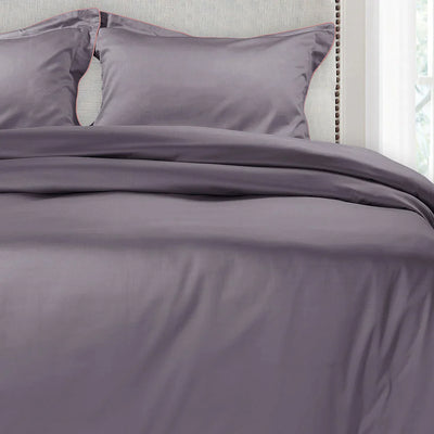500 THREAD COUNT ITALIAN COTTON LILAC  BEDSHEETS