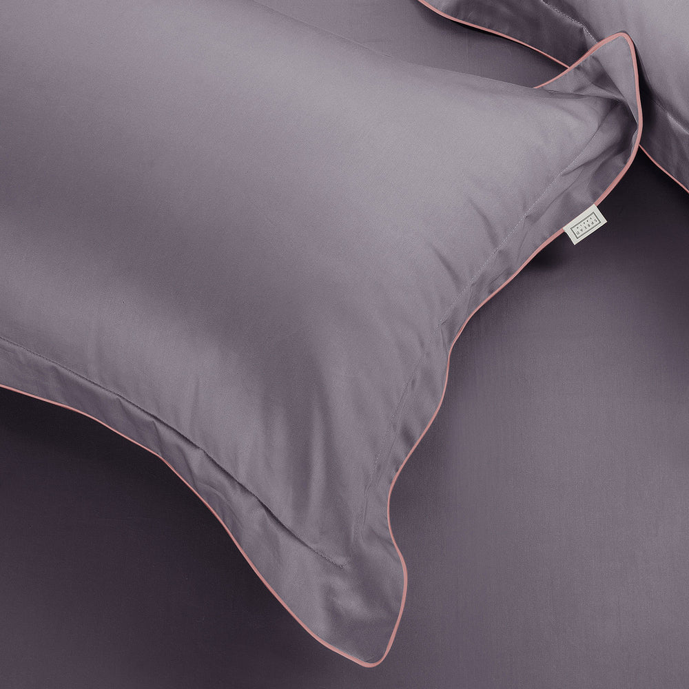 500 THREAD COUNT ITALIAN COTTON NEW LILAC PILLOW COVER