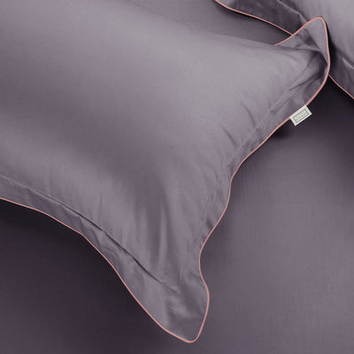 500 THREAD COUNT ITALIAN COTTON NEW LILAC PILLOW COVER