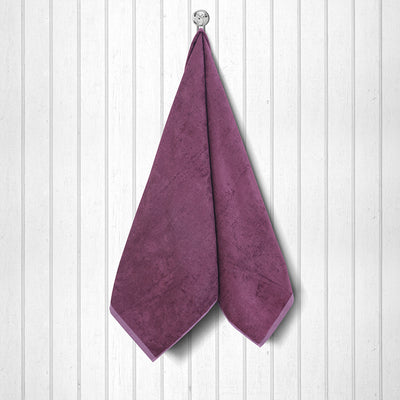 Bamboo Cotton Premium Solid Towel - Purple