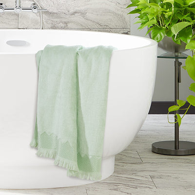 Bamboo Cotton Soft Premium Towel - Mint Green Color